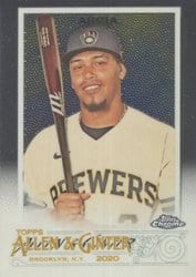 2020 Topps Allen & Ginter Chrome Base Set Orlando Arcia #285 card