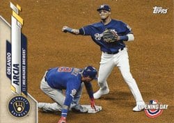 2020 Topps Opening Day Base Set Orlando Arcia #82 card
