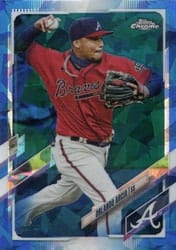 2021 Topps Chrome Sapphire Edition Base Set Orlando Arcia #91 card