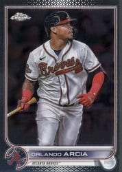 2022 Topps Chrome Update Base Set Orlando Arcia #USC68 card