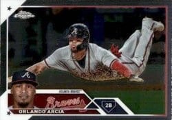 2023 Topps Chrome Update Base Set Orlando Arcia #USC37 card