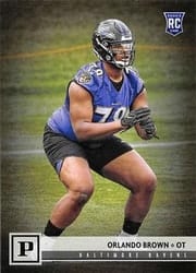 2018 Panini Base Set Orlando Brown #377 card