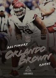 2018 Panini Luminance Base Set Orlando Brown #178 card