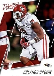 2018 Panini Prestige Base Set Orlando Brown #252 card