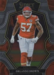 2022 Panini Select Base Set Orlando Brown #151 card