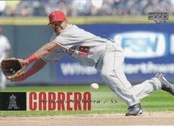 2006 Upper Deck Base Set Orlando Cabrera #14 card