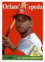 2019 Topps Archives Base Set Orlando Cepeda #45 card
