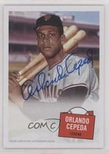 2023 Topps Archives 1957 Hit Stars Autographs Orlando Cepeda #57HS-OC card
