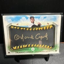 2024 Panini Boys of Summer Fabric of the Game Baseball Signatures Orlando Cepeda #FOG-OC card