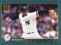 2001 Topps Base Set Orlando Hernandez #536 card