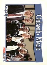 1991-92 Hoops Base Set Orlando Magic #292 card