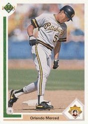 1991 Upper Deck Base Set Orlando Merced #84 card