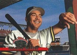1993 Stadium Club Base Set Orlando Merced #372 card