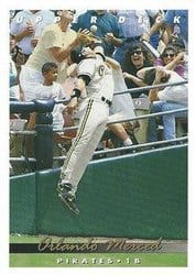 1993 Upper Deck Base Set Orlando Merced #150 card