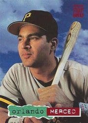 1994 Stadium Club Base Set Orlando Merced #277 card