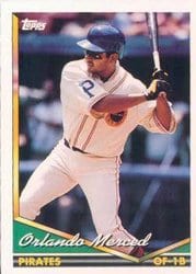 1994 Topps Base Set Orlando Merced #281 card