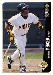1996 Collector's Choice Base Set Orlando Merced #265 card