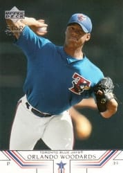 2002 Upper Deck Base Set Orlando Woodards #40 card