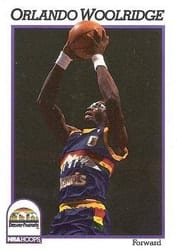 1991-92 Hoops Base Set Orlando Woolridge #58 card