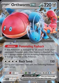 Stellar Crown Orthworm ex #110 card