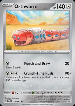 Paradox Rift Orthworm #138 card