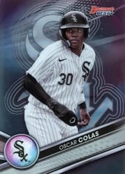 2022 Bowman's Best Top Prospects Oscar Colas #TP-28 card