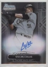 2022 Bowman Sterling Prospect Autographs Oscar Colas #PA-OC card