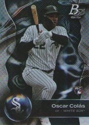 2023 Bowman Platinum Base Set Oscar Colás #64 card