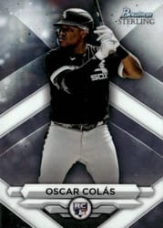 2023 Bowman Sterling Base Set Oscar Colás #BSR-6 card