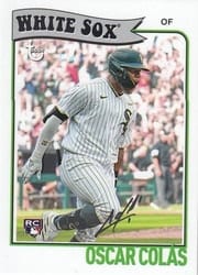 2023 Topps Brooklyn Collection Base Set Oscar Colás #25 card