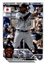 2023 Topps Japan Edition Base Set Oscar Colás #32 card