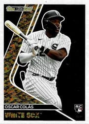 2023 Topps Update Black Gold Oscar Colás #BG-7 card