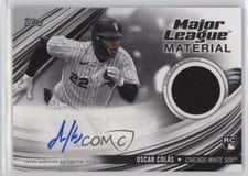 2023 Topps Update Major League Material Autographs Oscar Colás #MLMA-OC card