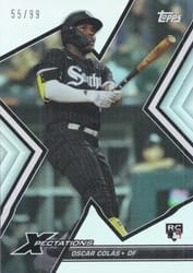 2023 Topps Xpectations Base Set Oscar Colás #22 card