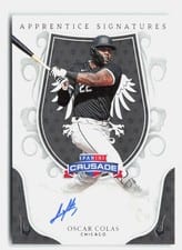 2024 Panini Crusade Apprentice Signatures Oscar Colas #AS-OCL card