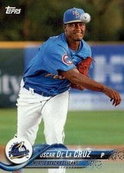 2018 Topps Pro Debut Base Set Oscar De La Cruz #95 card