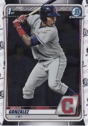 2020 Bowman Chrome Prospects Oscar Gonzalez #BCP-109 card