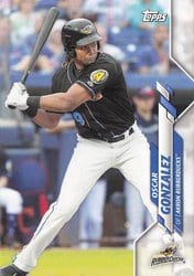 2020 Topps Pro Debut Base Set Oscar Gonzalez #PD-188 card