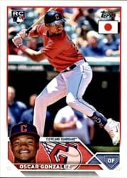 2023 Topps Japan Edition Base Set Oscar Gonzalez #146 card
