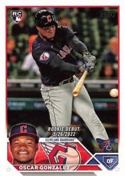 2023 Topps Update Base Set Oscar Gonzalez #US275 card