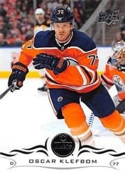 2018-19 Upper Deck Base Set Oscar Klefbom #71 card