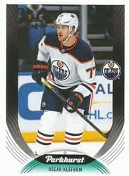 2020-21 Parkhurst Base Set Oscar Klefbom #127 card