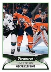 2021-22 Parkhurst Base Set Oscar Klefbom #102 card