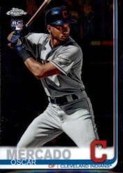 2019 Topps Chrome Update Base Set Oscar Mercado #40 card
