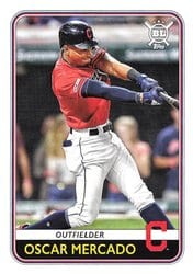 2020 Topps Big League Base Set Oscar Mercado #219 card