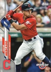2020 Topps Opening Day Base Set Oscar Mercado #98 card