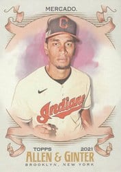 2021 Topps Allen & Ginter Base Set Oscar Mercado #164 card