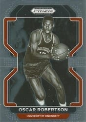 2022 Panini Prizm Draft Picks Base Set Oscar Robertson #37 card