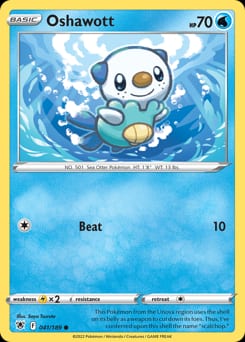 2022 Astral Radiance Oshawott #41 card