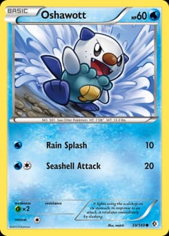 2012 Boundaries Crossed Oshawott #39 card